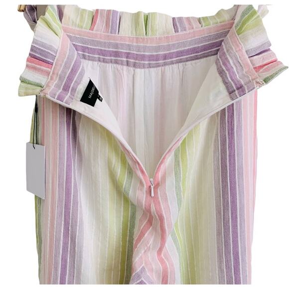 Majorelle Everest Stripe Paperbag Pants Size Medium - Picture 7 of 14